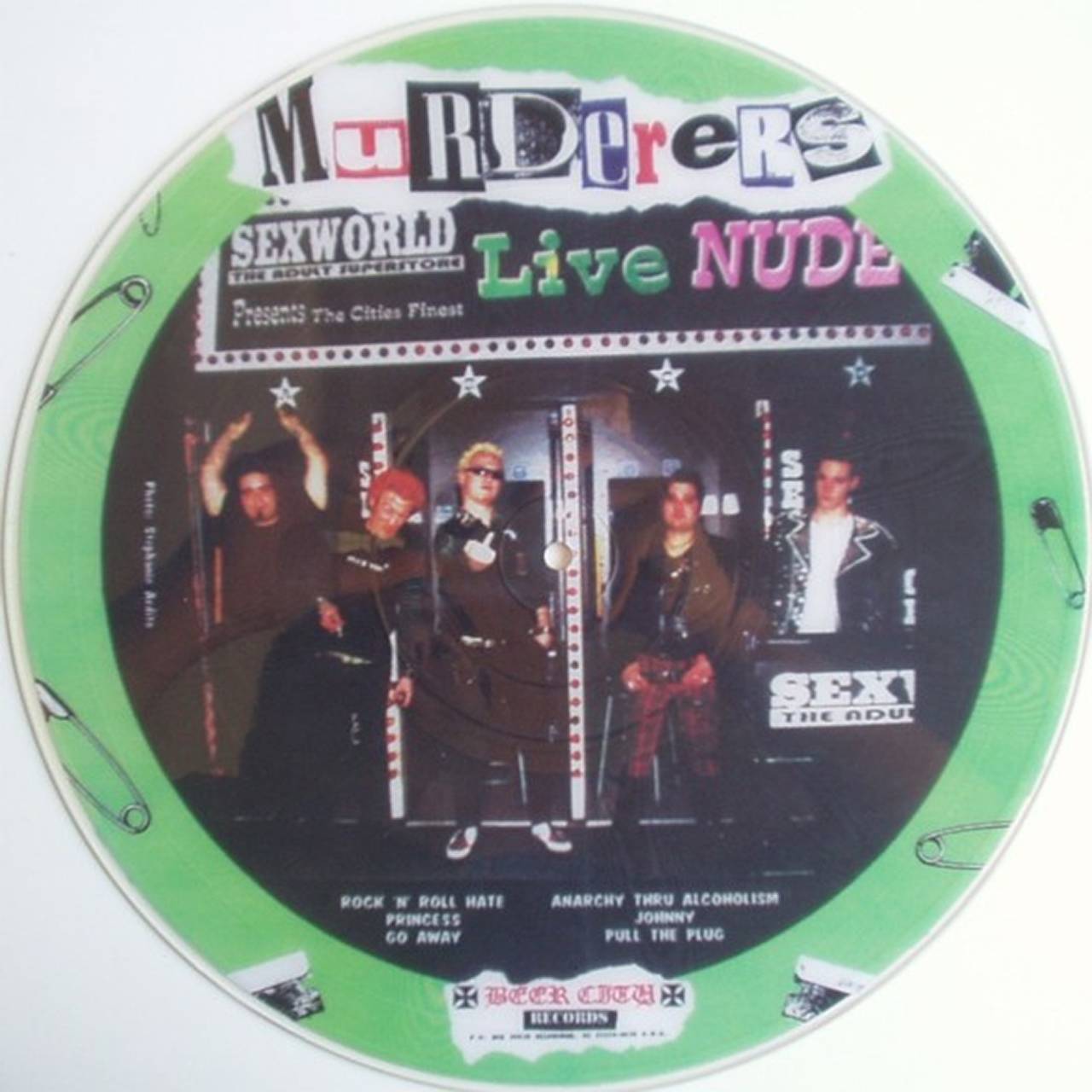 Murderers / The Jerkoffs -  Split 12" Picture Disc