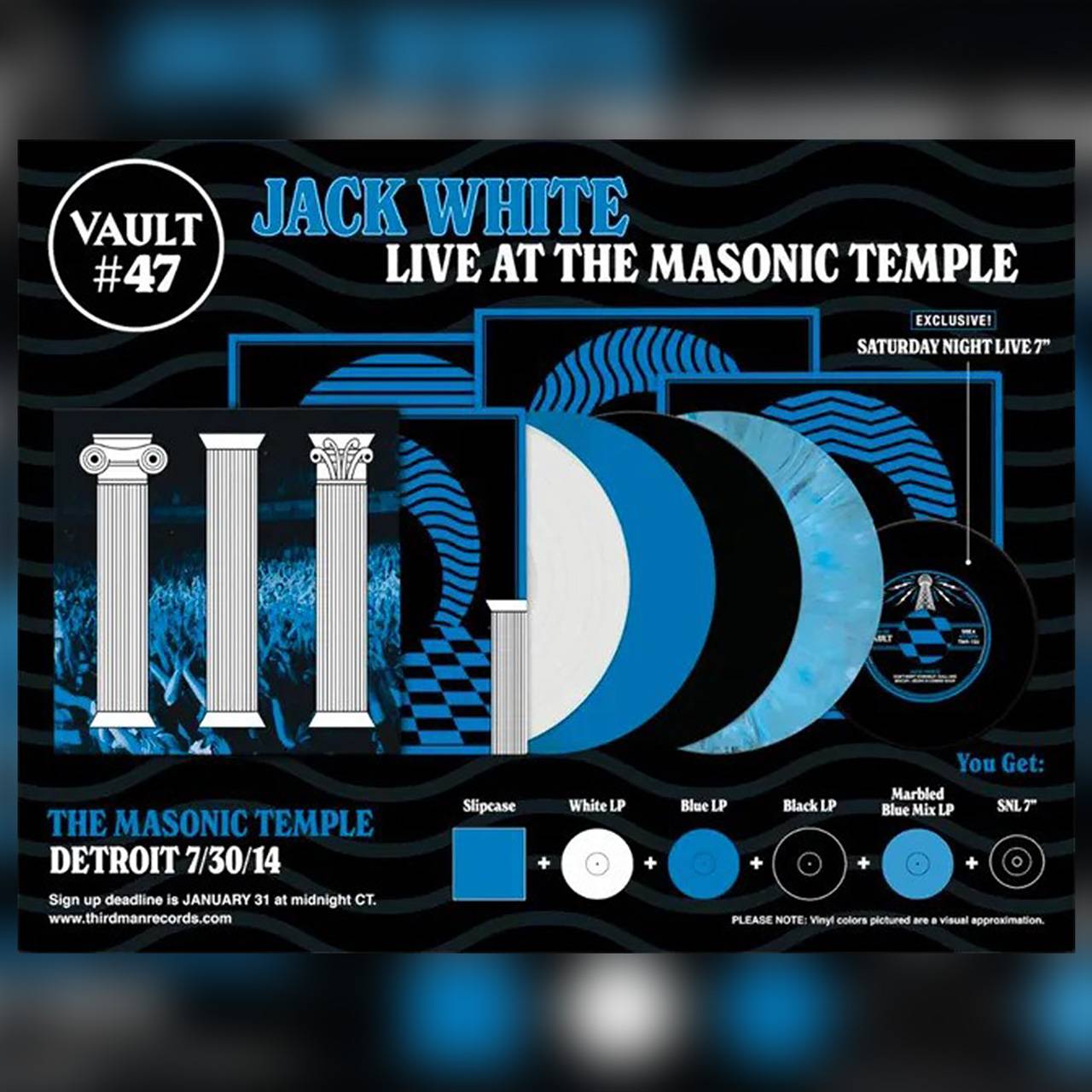 Jack White - Live At The Masonic Temple (Vault 47)
